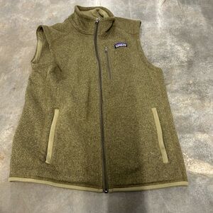 Patagonia Olive Green Fleece Vest